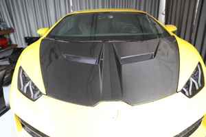 Capó de Fibra de Carbono de Alta Calidad, Compatible con Lamborghini Huracán LP580/610 2014-2015 Modelo V - Product Image 2