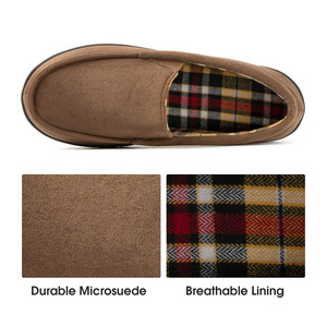 <span class=keywords><strong>Mocassins</strong></span> à carreaux classiques pour hommes, <span class=keywords><strong>mocassins</strong></span> respirants en mousse à mémoire de forme avec semelle antidérapante - Product Image 4