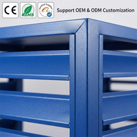 Cache-climatiseur extérieur JH-Mech personnalisé 39,4 "L x 19,7 "L x 27,6 "H avec ventilation optimale et panneau supérieur renforcé