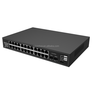 High Quality 24 Ports Gigabit <b>Switch</b> 24*10/100/1000Mbps RJ45 + 2 SFP Unmanaged <b>Switch</b> - Product Image 1