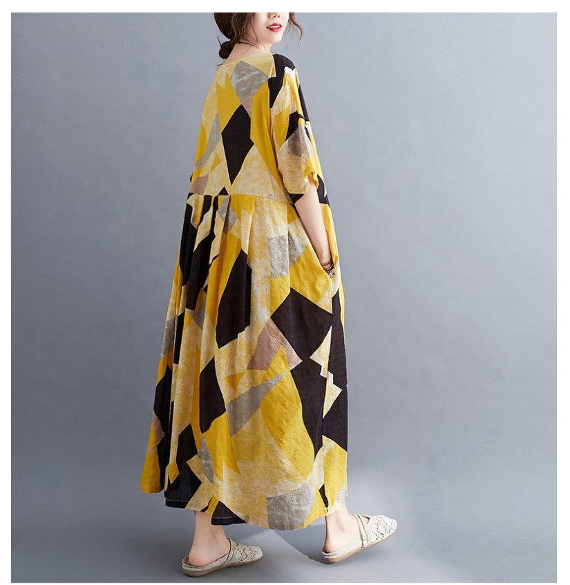 Shop Alibaba's Plus Size Linen Dresses - Casual & Stylish