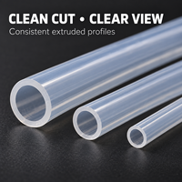 Tuyaux en silicone transparents de diamètres variés, tubes flexibles creux pour connexions d'équipements, fourniture OEM, usines Chine Malaisie