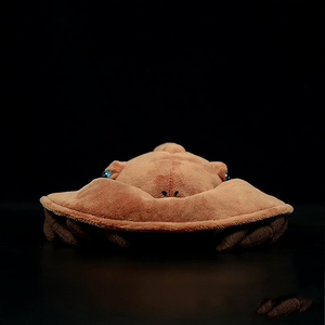 Juguete de Peluche de Cangrejo Caballito de Mar de 18 Pulgadas, Realista, con Múltiples Patas, Ojos de Plástico y Cola Larga, Animal Marino Triespínico - Product Image 3