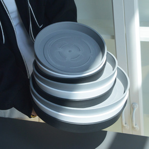 Vassoi Sottovaso in Plastica Durevole all'Ingrosso, Raccoglitore d'Acqua, Piatti Antigoccia Decorativi Impermeabili per <span class=keywords><strong>Piante</strong></span> da Interno - Product Image 1