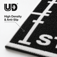Rumput Sintetis Lapangan Kebugaran Udine Custom Logo Scale Grass, Tahan Aus, Rumput Buatan untuk Lantai Gym Indoor, Pabrik Grosir