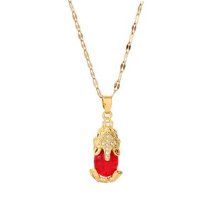 Un collar de acero de titanio para mujer de estilo retro está vendiendo mucho en Douyin <span class=keywords><strong>Live</strong></span>. No se Desvanece y Está Hecho de Oro Rosa, lo que lo Hace - Product Image 5
