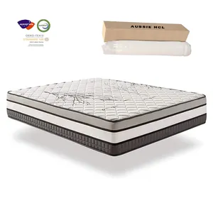 핫 세일 matelas 수면 잘 트윈 매트리스 프로텍터 상자 럭셔리 젤 메모리 폼 탑 포켓 스프링 매트리스