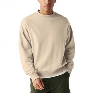 Sweat-shirt d'hiver pour homme de haute qualité 100% coton, style vintage, à manches longues, tissu tricoté écologique 380g BD - Product Image 3