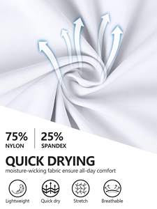 Damen-Tenniskleider 2-teiliges Set Tennis Fitnesskleid Miniküren Sportgewand Sportkleidung schnell trocknend - Product Image 5