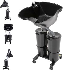 Lavabo Portátil de Plástico para Lavado de Cabello con Bomba Eléctrica, Diseño Moderno, en Oferta, para Muebles de Salón, Baño o Dormitorio - Product Image 1