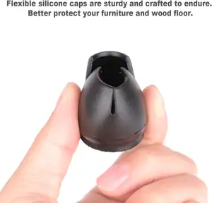 Embouts <span class=keywords><strong>de</strong></span> jambe <span class=keywords><strong>de</strong></span> <span class=keywords><strong>chaise</strong></span> en <span class=keywords><strong>silicone</strong></span> noir en gros d'usine pour coussins <span class=keywords><strong>de</strong></span> meubles <span class=keywords><strong>de</strong></span> jambes <span class=keywords><strong>de</strong></span> petite <span class=keywords><strong>chaise</strong></span> <span class=keywords><strong>de</strong></span> 1 à 1-3/16 pouces avec <span class=keywords><strong>protection</strong></span> du sol - Product Image 5