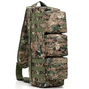 शीर्ष गुणवत्ता सस्ती कीमत डिजिटल वुडलैंड Camo जाने पैक गोफन बैग सामरिक M0359