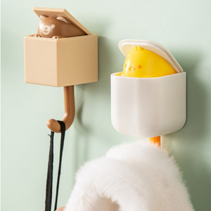 Gancho de pared autoadhesivo con diseño de gato, para decoración del hogar, baño, llaves, paraguas, abrigos y otros accesorios para puertas de dormitorio - Product Image 3