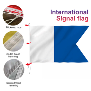 S'il vous plaît ralentir loin de moi drapeaux nautiques pour la marine/océan/bateau/yacht/produit promotionnel de fête de plage avec impression numérique - Product Image 2