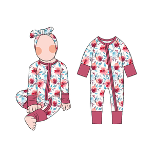 Pagliaccetto per bambini con cerniera in tessuto elastico e resistente promozionale di buona qualità - Product Image 1