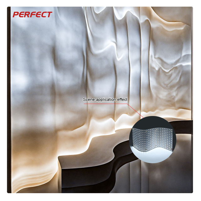 480x240mm LED Panel High CRI80 2700K+6500K Color Temperature DC24V Rating Energy Saving Long Lifespan Easy Installation Hotel