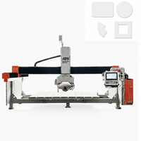 Scie à pont CNC 5 axes RBB pour la découpe de pierre (granit, marbre, quartz et comptoirs) - Haute efficacité, puissance 15 kW