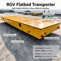 Véhicule à rail guidé (RGV) robuste pour système de livraison automatique de matériaux en usine