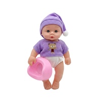Kit d'apprentissage de la propreté pour bébé, poupée sonore de luxe en PVC de 27 cm, format de poche, unisexe, idéal pour les fêtes