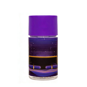 Pot en plastique noir personnalisé de 3 oz (3,5 g) avec couvercle à dôme résistant aux enfants, vide, transparent, couleur mate, brillant, pour biscuits, logo personnalisé - Product Image 2
