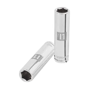 Juego de Llaves de Tubo de 6 Puntas, 11 mm de Largo, Accionamiento de 3/8'', Marca TRUPER - Product Image 1