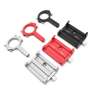 <span class=keywords><strong>Support</strong></span> de téléphone pour vélo en alliage d'aluminium, réglable, anti-choc, portable, pour <span class=keywords><strong>VTT</strong></span>, moto, vélo électrique, accessoires de cyclisme - Product Image 3