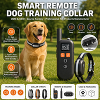 Collier de dressage pour chien 2-en-1 rechargeable, professionnel et vérifié, télécommandé, étanche, pour la correction du comportement canin
