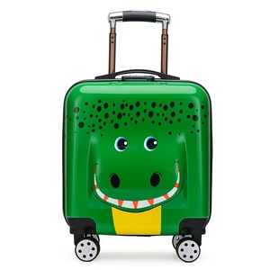 Personalizar PC ABS PP multidiseño dibujos animados animal print León <span class=keywords><strong>dinosaurio</strong></span> conejo gato jirafa niños chico trolley <span class=keywords><strong>maleta</strong></span> equipaje - Product Image 4