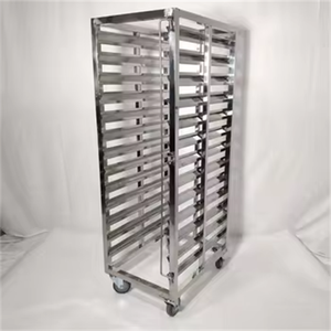16 30 32 strati in acciaio inox carrello cibo piatti carrello bun pan panificio cremagliera per salsicce e carni - Product Image 1