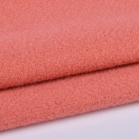 Vente directe d'usine, tissu en polyester 100% uni, durable, brossé, pour vêtements