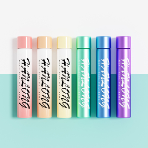 Custom Label Printing Glass Pre Packaging Roll Tubes Child Resistant Glass Tube Pre  Pop Top 125mm 116mm Tubes with Stickers