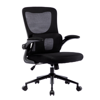 Chaise de bureau ergonomique pivotante à dossier moyen en maille avec assise large pour réunions, idéale pour le bureau à domicile et les salles de réunion