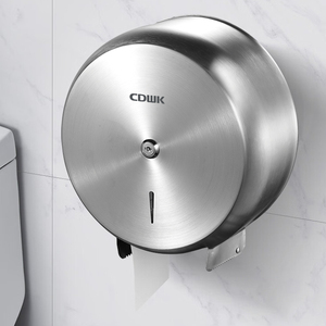 Dispenser di Carta a Muro CDWK in Acciaio Inox 304 per Rotoli Jumbo con Ugello a Dente di Sega CD-8006 - Product Image 2