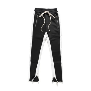 <span class=keywords><strong>Pantaloni</strong></span> della tuta bicolore stile sportivo <span class=keywords><strong>pantaloni</strong></span> <span class=keywords><strong>a</strong></span> doppia strisce bianche da uomo - Product Image 3