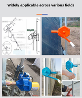 Contrôleur de moteur de rouleau de film bleu pour serre agricole multi-chapelles grande taille Yalite Electric, DC 24V 100W, haute productivité