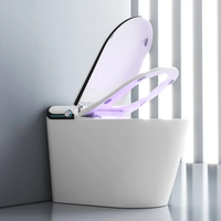 Siège de toilette intelligent électrique allongé 110V/220 V, chauffage automatique, bon marché