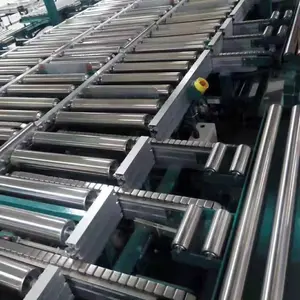 Automatic Chain Belt Conveyor: Logistics Warehouse Parcel Transport Curved Small Turn Radius Chain Conveyor System
