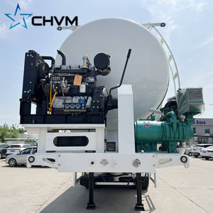 4 एक्सल 40cbm थोक सीमेंट सेमी ट्रेलर वी-टाइप फ्लाई ऐश सीमेंट सिलो टैंक ट्रेलर बिक्री के लिए - Product Image 5