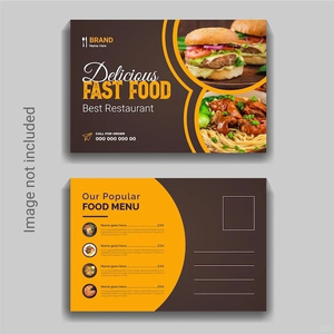 Vouchers de service <span class=keywords><strong>alimentaire</strong></span> personnalisés, coupons de restaurant multi-styles, cartes de fidélité, cartes d'emballage à emporter pour les entreprises alimentaires - Product Image 4