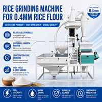 Moulin à farine en acier motorisé 300-400 kg/h pour pain, pâtes, usage domestique et agricole, petite usine de mouture multifonctionnelle