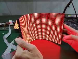 Mô-đun Hiển Thị <span class=keywords><strong>Led</strong></span> Mềm Dẻo Trong Nhà Bảng Video Gắn Tường Đèn Rgb Ma Trận P5 64*32 - Product Image 3