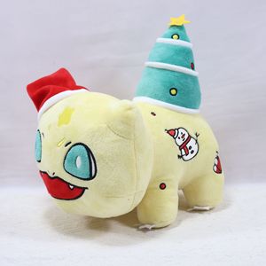 Noël nouveau jouet en peluche mignon transfrontalier Super doux bonhomme de neige arbre Axolotl oreiller ours dans le chapeau de jouet tout nouveau pour la saison des vacances - Product Image 1