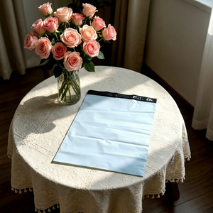 Neutral Color Poly Mailers Bulk In Stock <b>Waterproof</b> Self Adhesive Shipping Bags For Unbranded Resale Use - Product Image 1