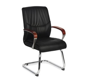Chaise de bureau de direction en cuir de luxe pour salle de réunion, idéale pour les visiteurs - Product Image 1