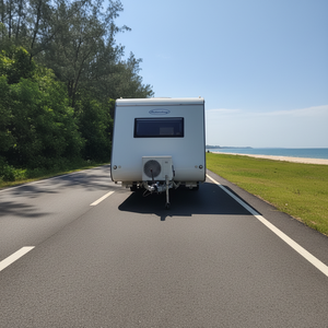 Camping-cars, caravanes et remorques de voyage de luxe modernes <span class=keywords><strong>en</strong></span> alliage d'aluminium ultra-légers à double essieu avec salle de bain - Product Image 2