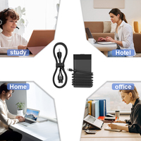 Adaptador de Cargador para Portátil USB C Tipo C de 65 W para HP Chromebook 14 13 X360 G5 14-ca051wm 14-ca061dx