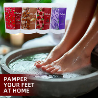 Diffuseur de vapeur pour douche, sel de bain aromathérapeutique avec huile essentielle de lavande et de citron, sel cristallin grossier pour les pieds