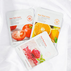 Masker wajah, seri Masker tanaman Perawatan Kulit Label pribadi melembabkan buah melembabkan menghaluskan muka mencerahkan Kecantikan lembar masker wajah - Product Image 4