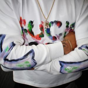 เสื้อยืดลำลองแบบยูนิเซ็กซ์ ผ้าฝ้าย 100% คุณภาพสูง พิมพ์ลายดิจิทัล ผ้าวาฟเฟิลสองชั้น แขนยาว สกรีนโลโก้ตามสั่ง ทรงโอเวอร์ไซส์ - Product Image 3