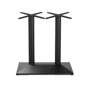 قاعدة متينة متينة من الحديد الزهر بقاعدة مزدوجة الأعمدة ساق تجارية - Product Image 4